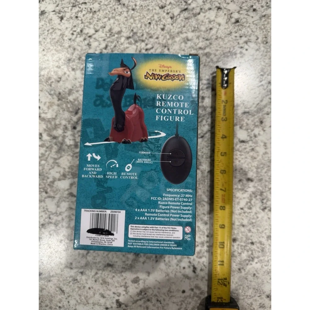 NEW Vintage Emperors New Groove‎ Kuzco Remote Control Figure In Box